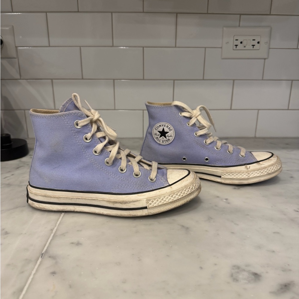 Converse High Top Sneakers - Lavender Canvas